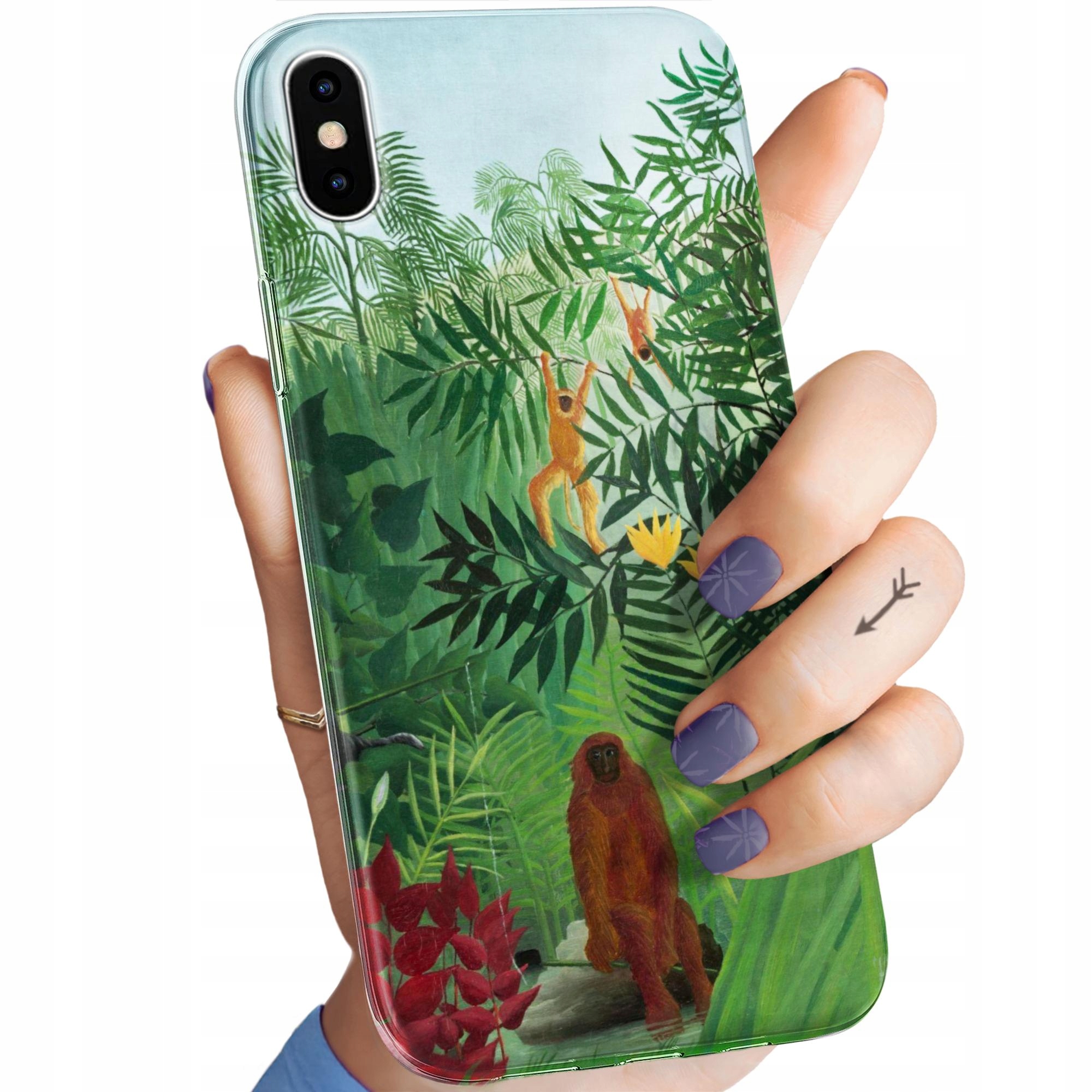 Etui Do Iphone Xs Max Henri Rousseau Pejzaż Malarz Obudowa Pokrowiec