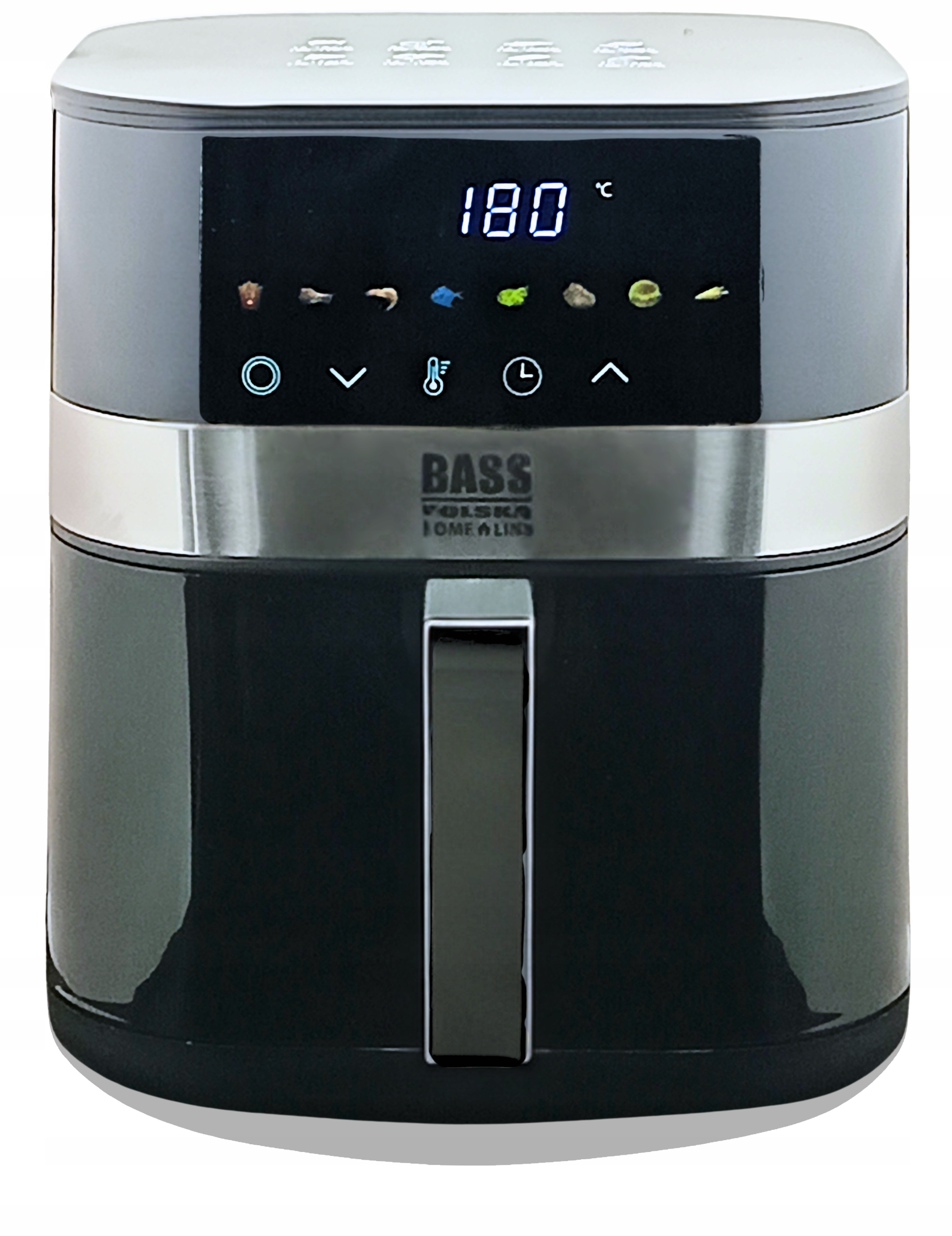 Frytkownica Beztłuszczowa XL 6L 2000W Air Fryer Frytownica LCD Czarna Pro