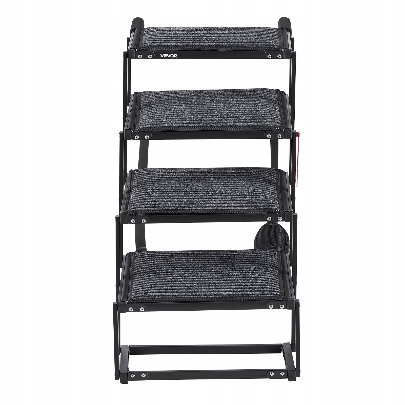 Vevor Skládací rampa pro psa Nosnost 90 kg Se 4 stupni pro auto