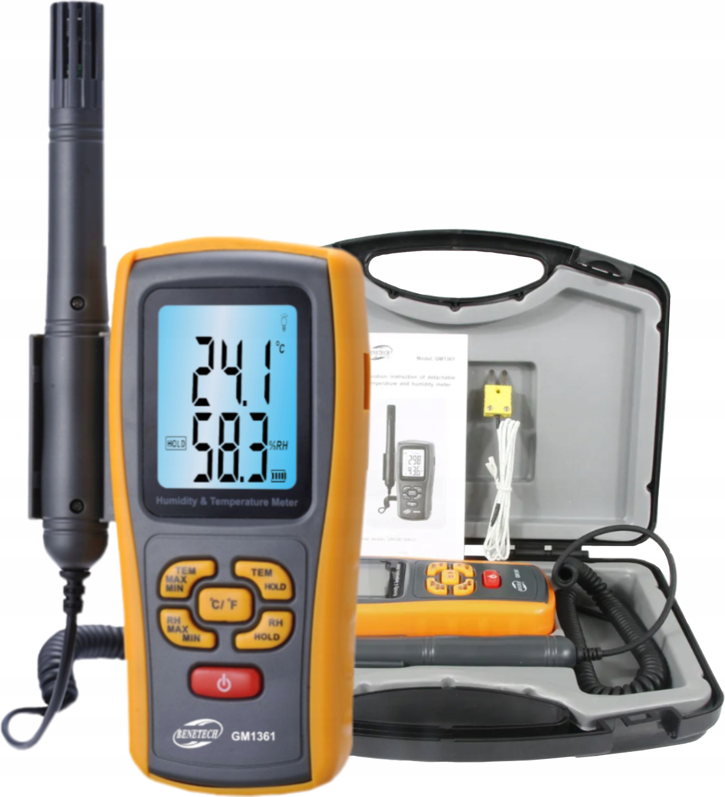 Termohigrometr Benetech GM1361-EU