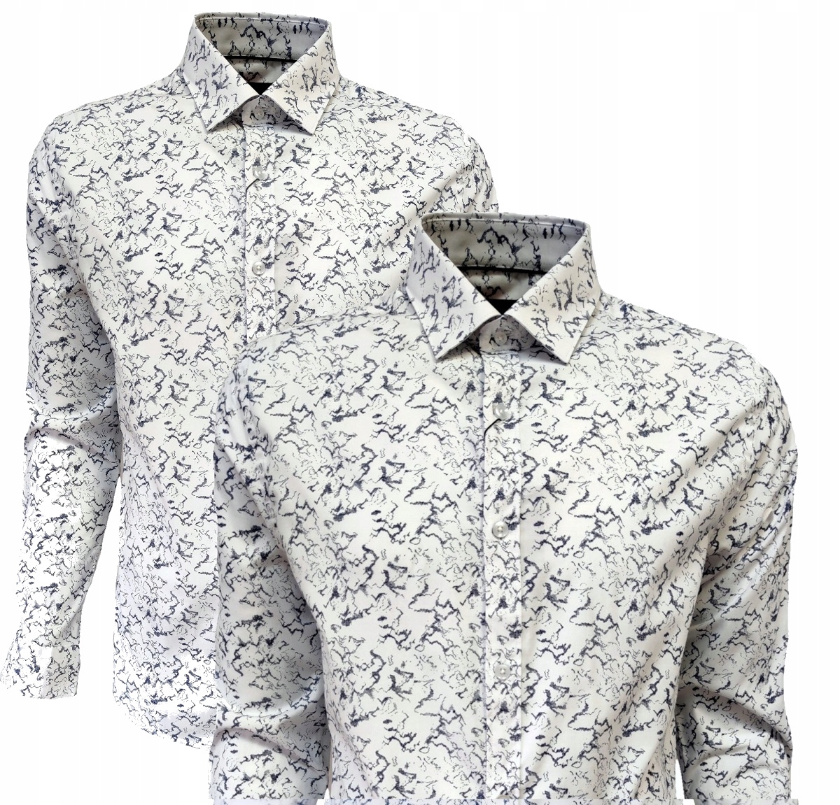 Bílá Vizitková Košile Casual Fit-regular 3XL