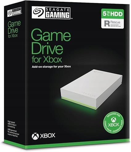 Dysk zewnętrzny do konsoli XBox Seagate Game Drive 5TB Hdd