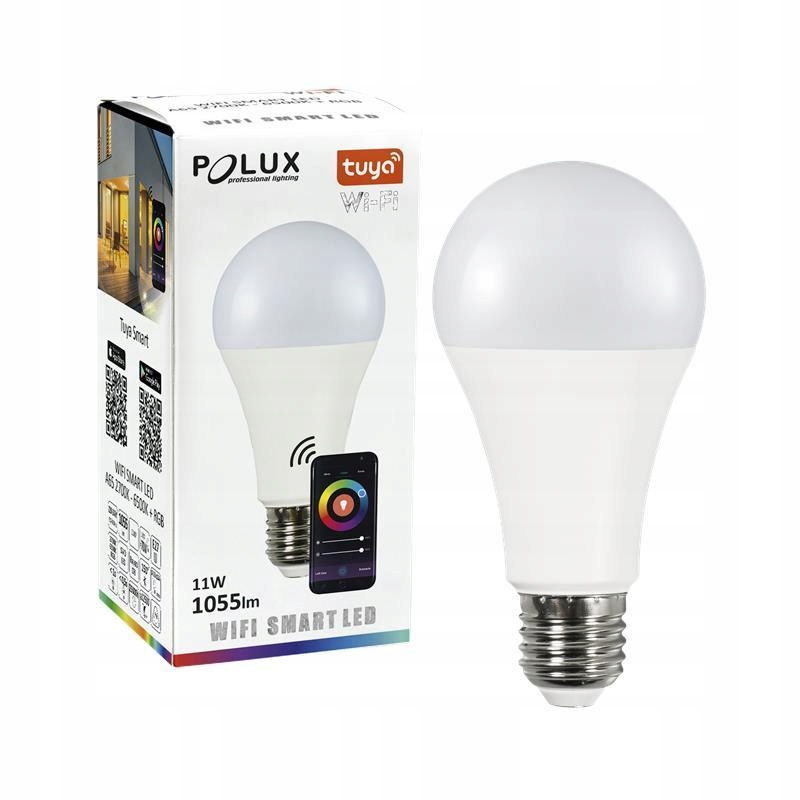 

Tuya Smart Wi-Fi Żarówka Led E27 11W 10550lm Rgb