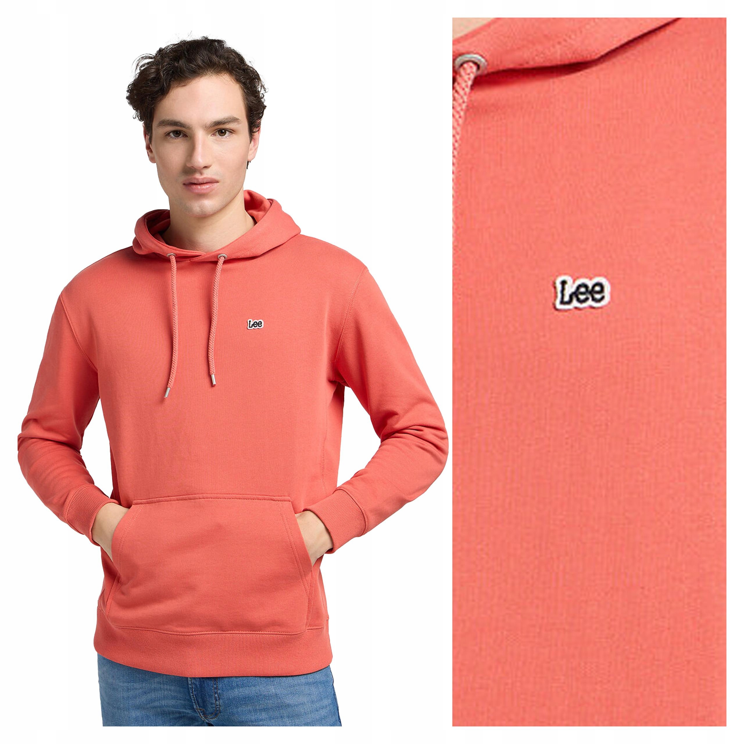 Pánská mikina nerozepínací Lee Plain Hoodie XXL