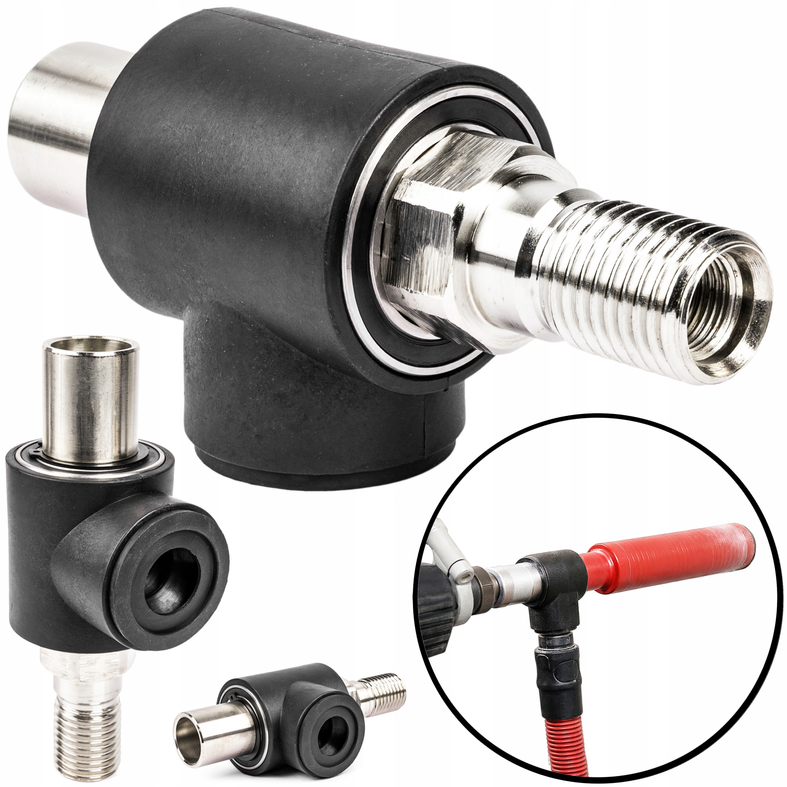 Adapter Do Odprowadzania Pyłu Odssysania Do Wiertnicy Wiertarki Unc 1 1/4