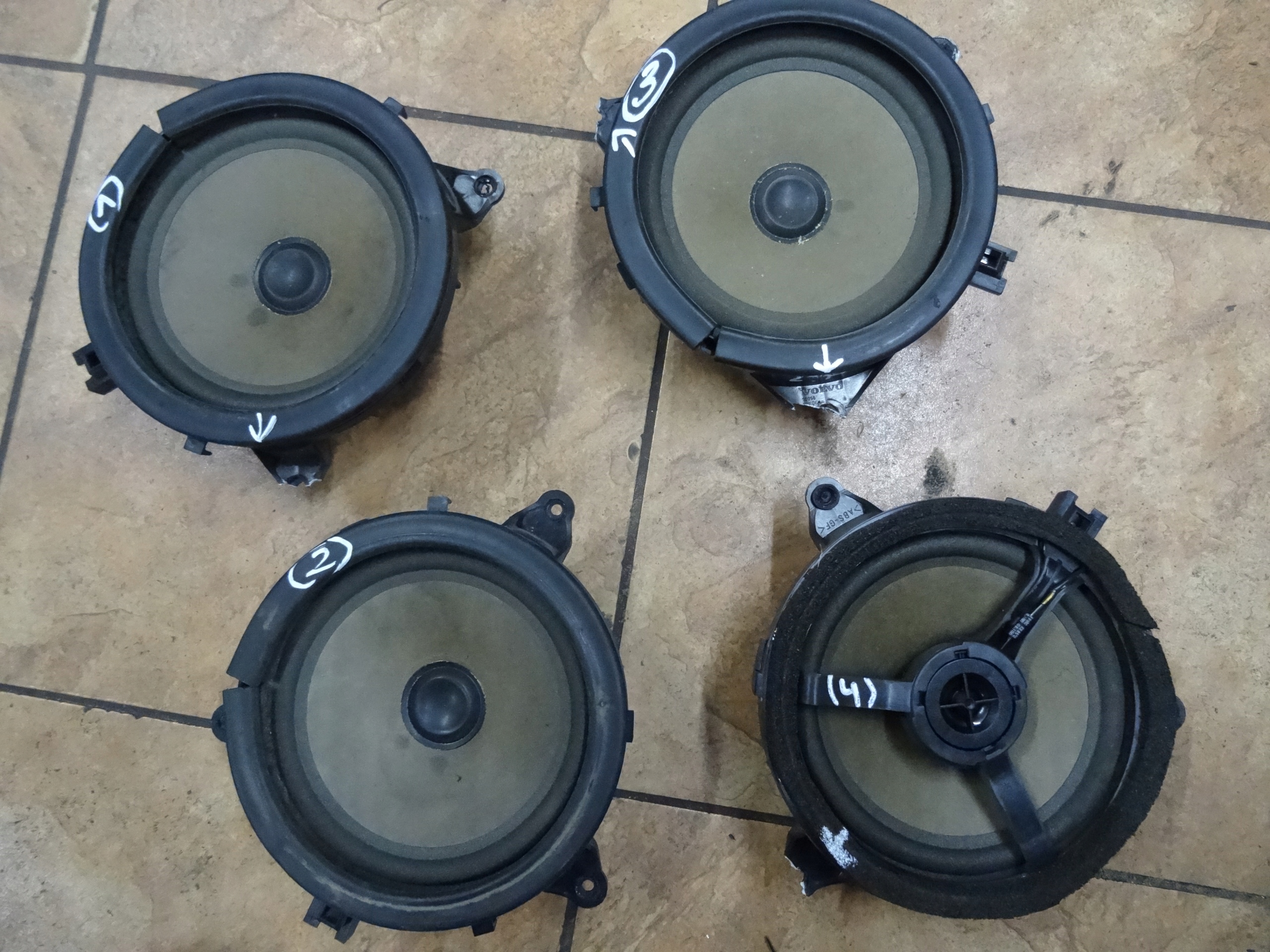 VOLVO S80 GŁOŚNIK PRZÓD lp TYŁ lt