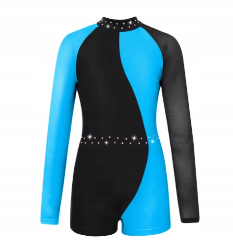 Strój Akrobatyka R 122 128 Do Gimnastyki Body Kombinezon 2750