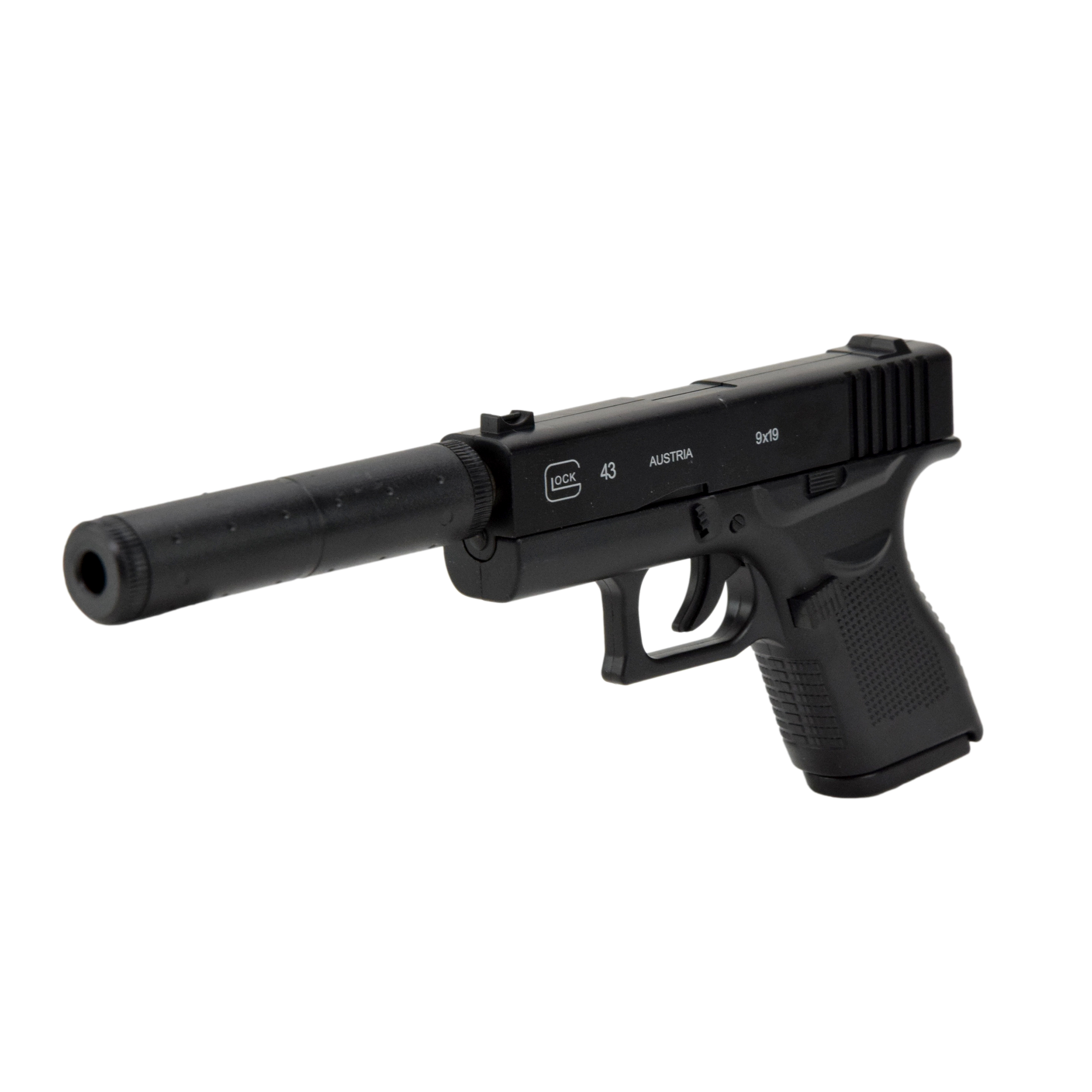 PISTOLET KULKI TŁUMIK GLOCK ASG METAL 800 GRATIS EAN (GTIN) 5905249819251