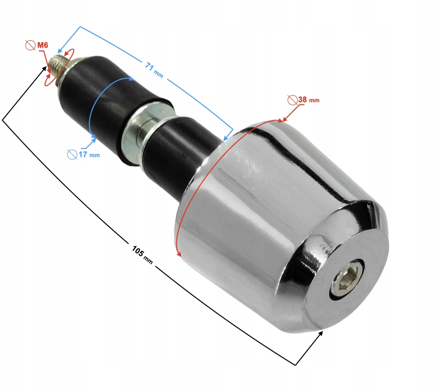 ODWAŻNIK KOŃCÓWKA KIEROWNICY ROMET SOFT 2 125 Producent Moretti