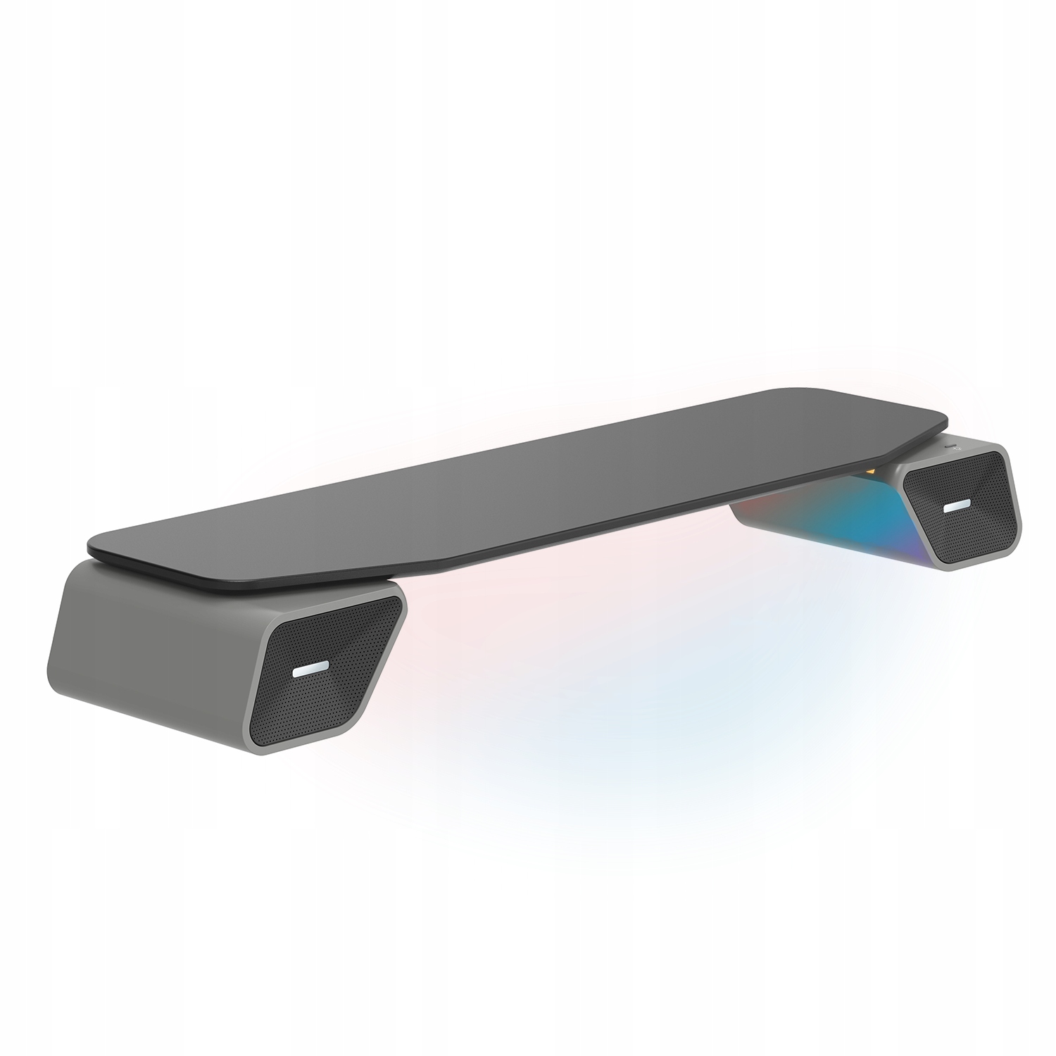 Подставка с динамиками под монитор полка аудио Spacetronik LED RGB USB A