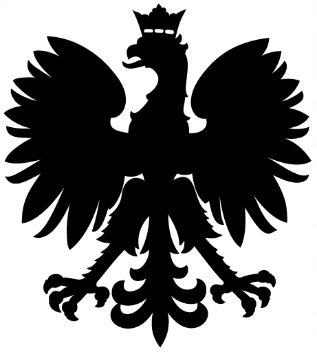 

Naklejka Orzeł Godło naklejki na auto 9 cm wzór 10