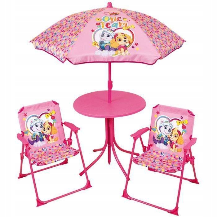 

Psi Patrol Skye Ogrodowy Stolik Krzesła Parasol