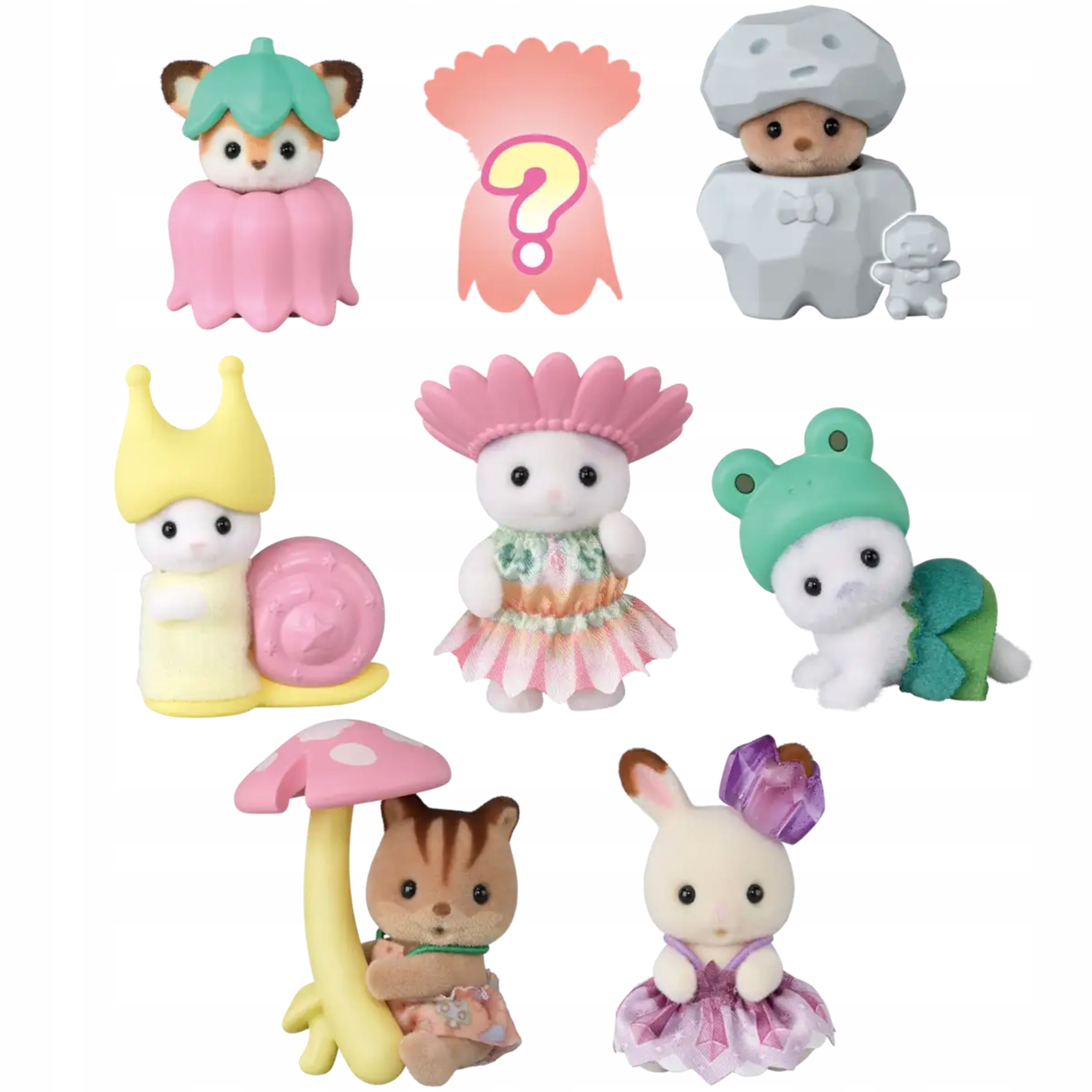 Komplet cała seria 8 figurek Sylvanian Families seria Leśne wróżki 5872