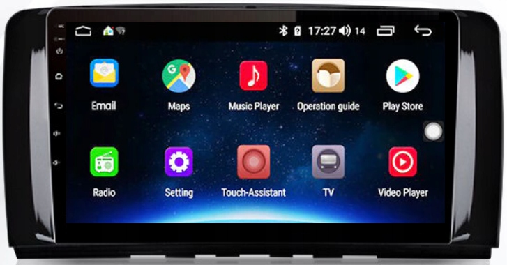 RADIO ANDROID MERCEDES BENZ KLASA R 2005-2017 GPS Rodzaj brak informacji