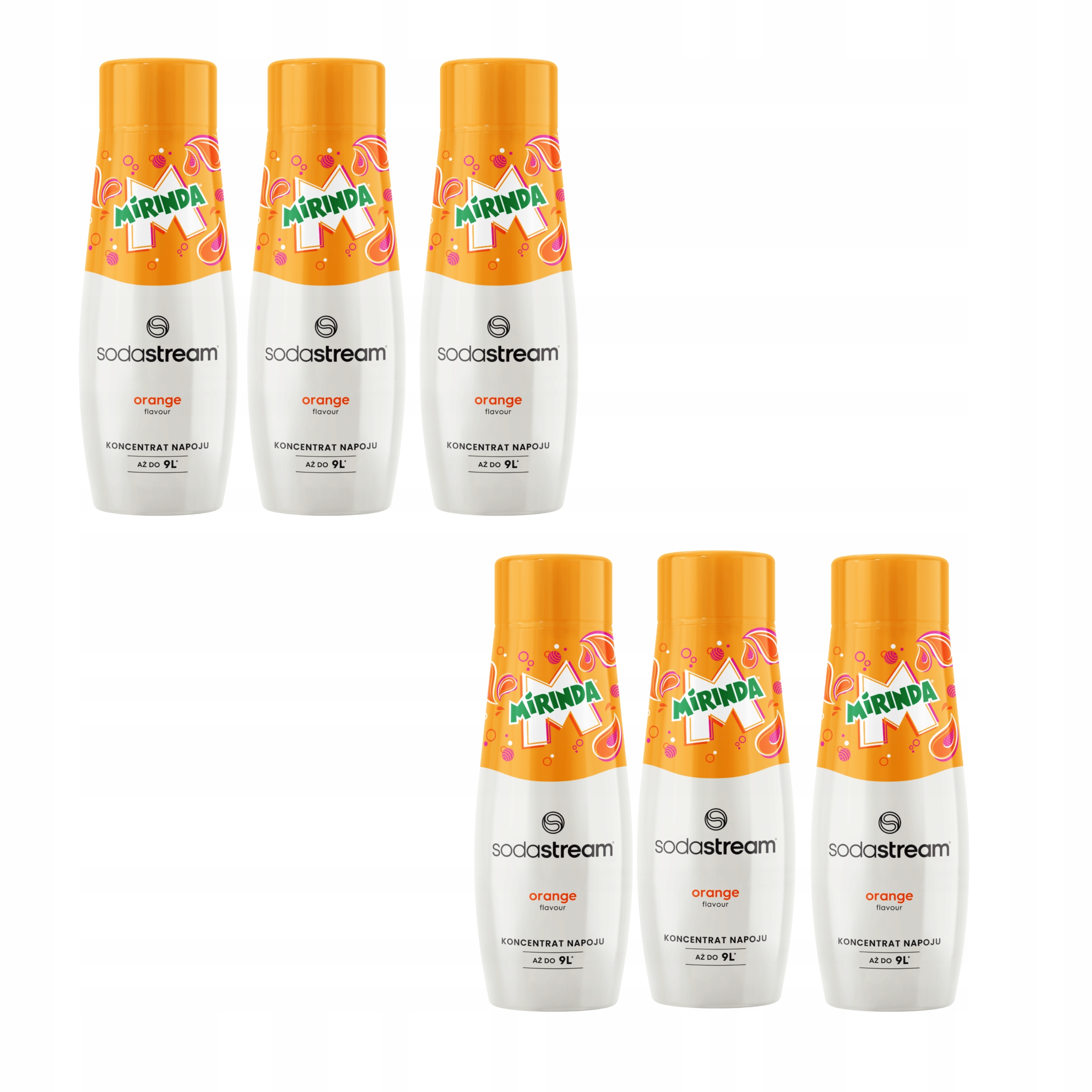 Levně Koncentrát Mirinda sirup do vody 440 ml Sodastream