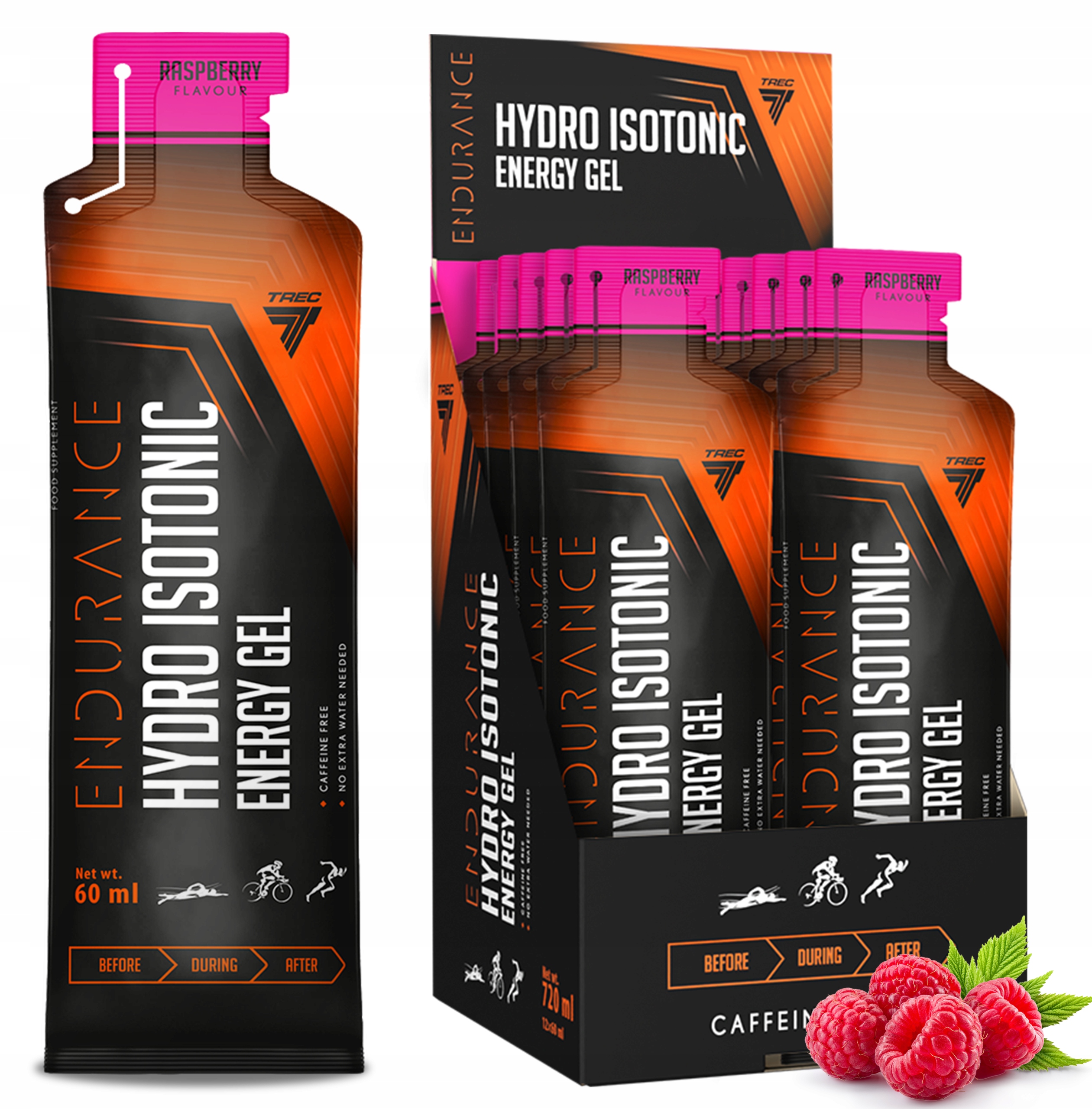 Trec Gel Isotonic Hydro Isotonic Gel Praktický|sada 20 x 60 Ml