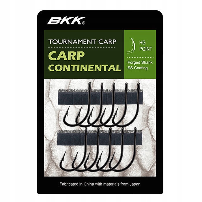 Haczyki Karpiowe Bkk Carp Continental #6 10szt A-BC-0142