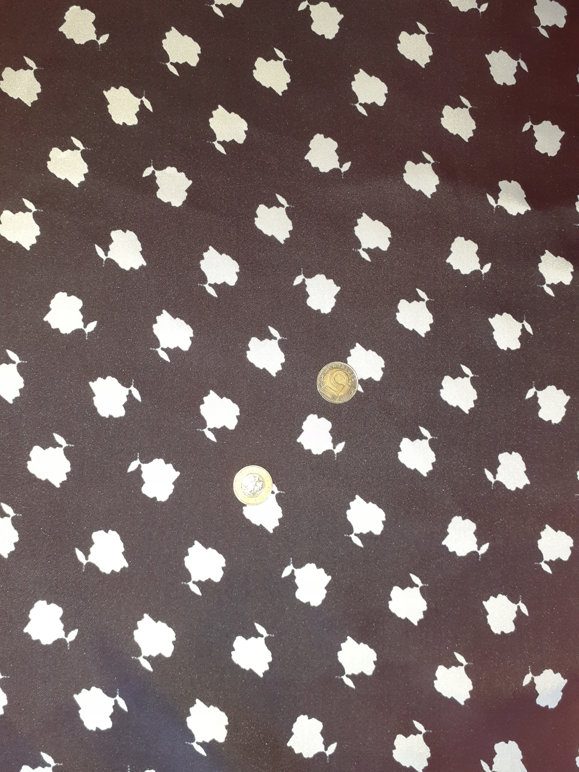 italské hedvábí v "květinách"