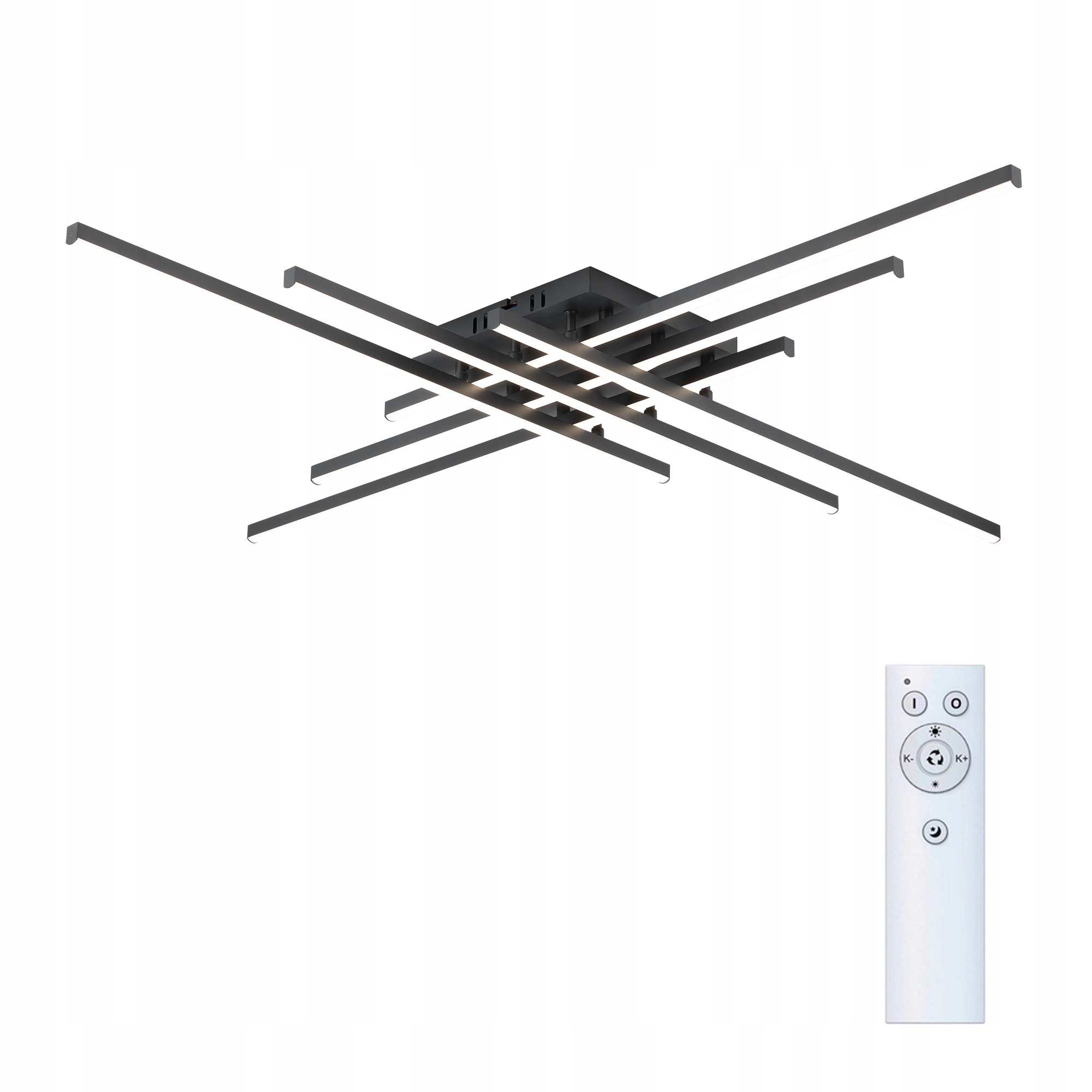 Lampa sufitowa Hebe 6 Pro wisząca 120cm żyrandol Salon kuchnia Plafon loft