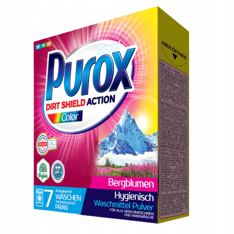 

Purox Color Proszek do Prania Kolor 490G 7 Prań
