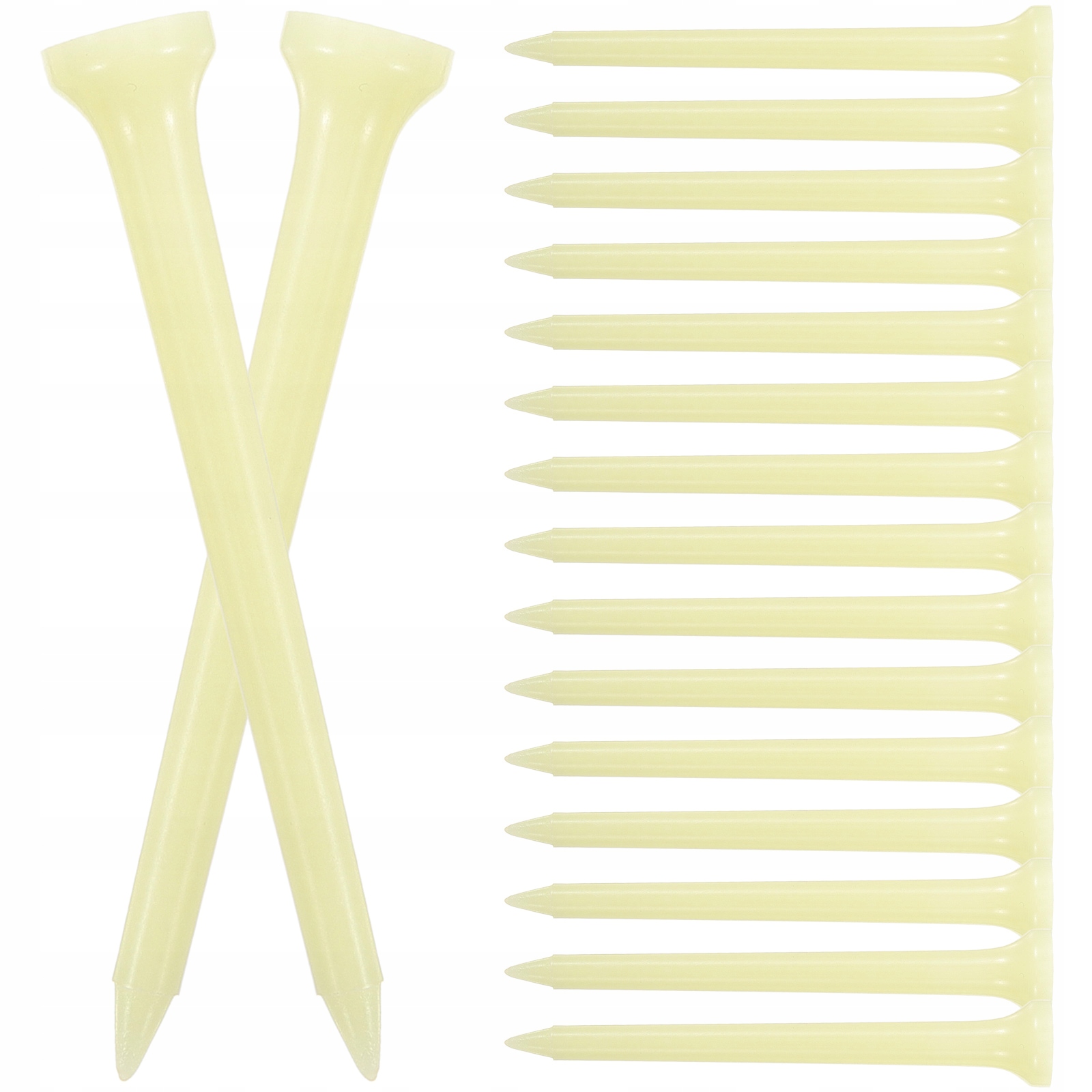 KOLCZYKI GOLFOWE ŚWIECĄCE W CIEMNOŚCI 20 SZT