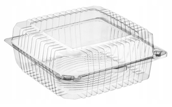 

Pojemnik na ciasto kwadratowe 142x142x75, 50 szt.