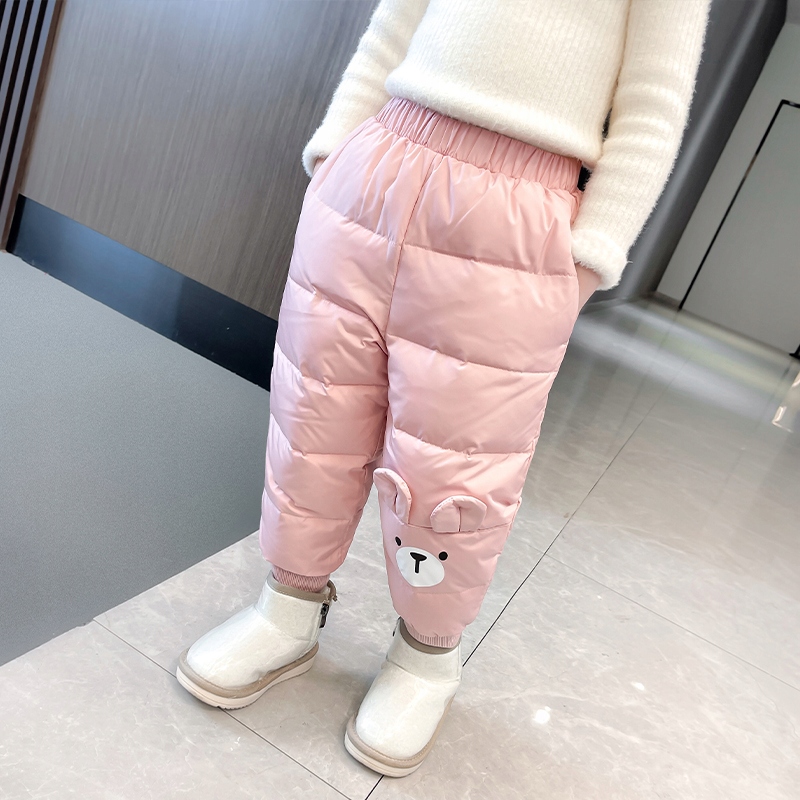 CIEPŁE GRUBE SPODNIE DRESOWE OCIEPLANE JOGGERY zimowe pikowane dziecięce Materiał dominujący poliester