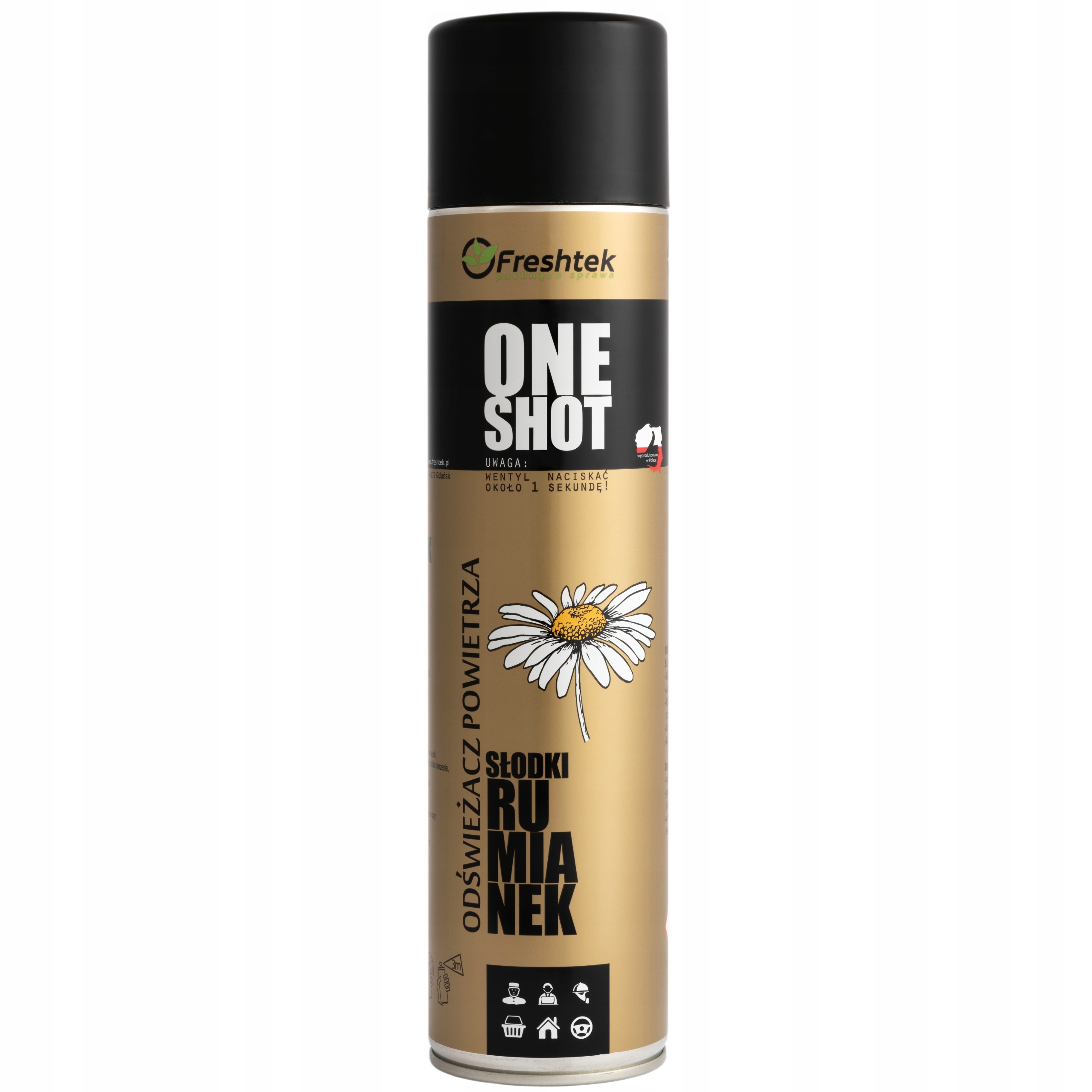 

Freshtek One Shot Słodki Rumianek odświeżacz 600ml