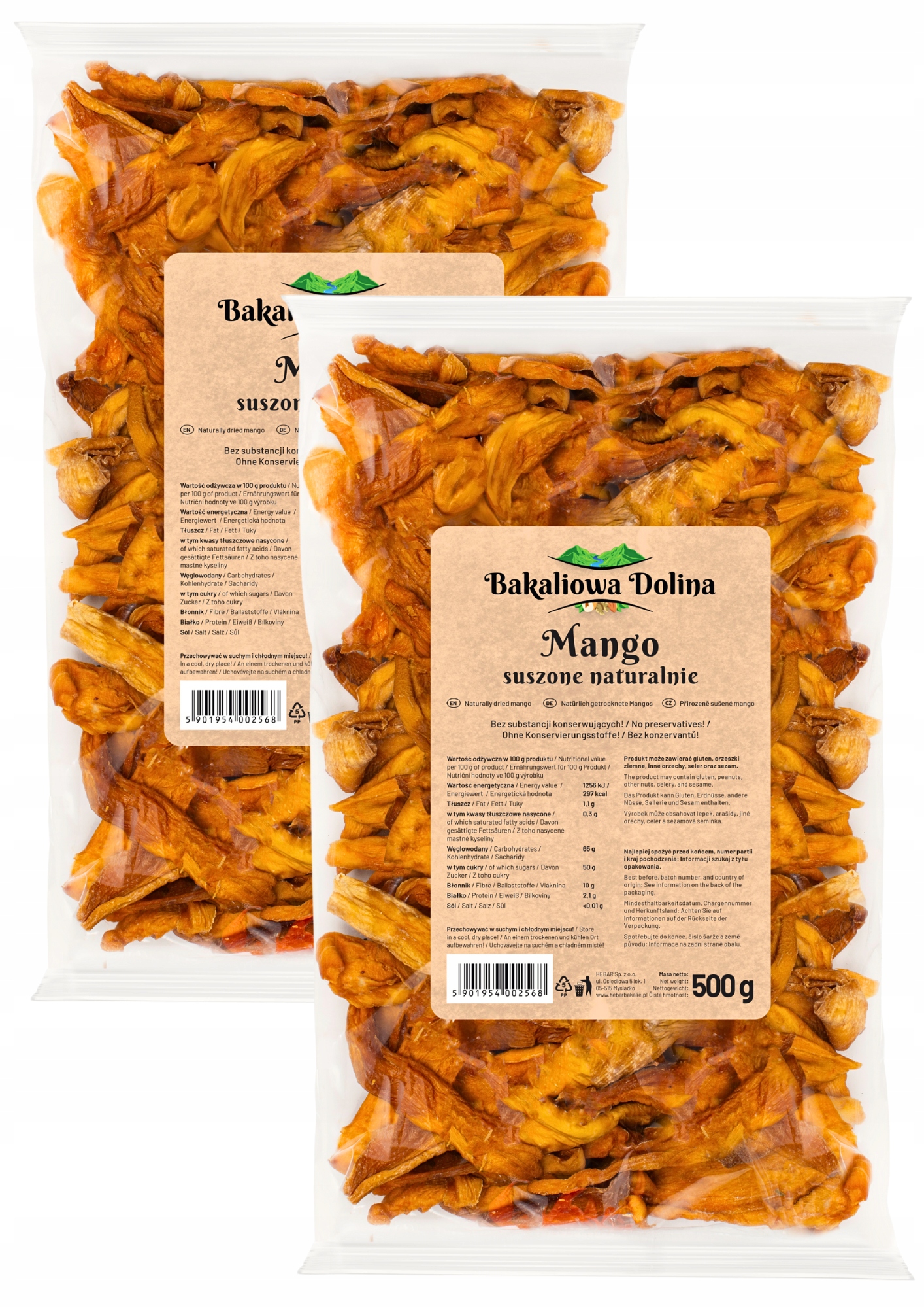 Levně Mango Sušené Plátky Bez Cukru 1000 G 1 Kg Sladké Přírodní Aromatické