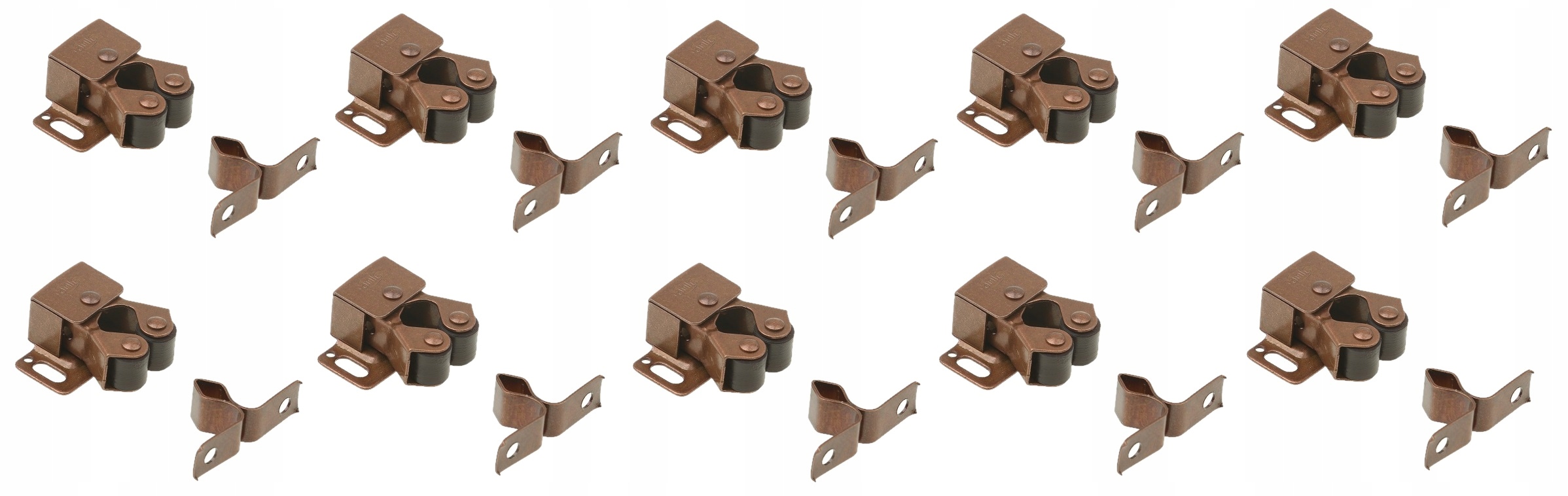 ZATRZASK MEBLOWY ROLKOWY WCISKANY PATYNA 10 szt