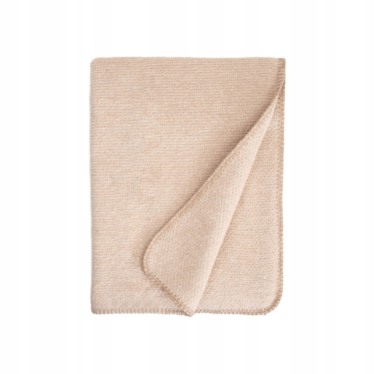 Deka Mallow tlustá béžová s dekorativní texturou 150 x 200 cm Homla