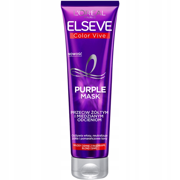 

Loreal Maska Przeciw Żółtym i Miedzianym Odcieniom