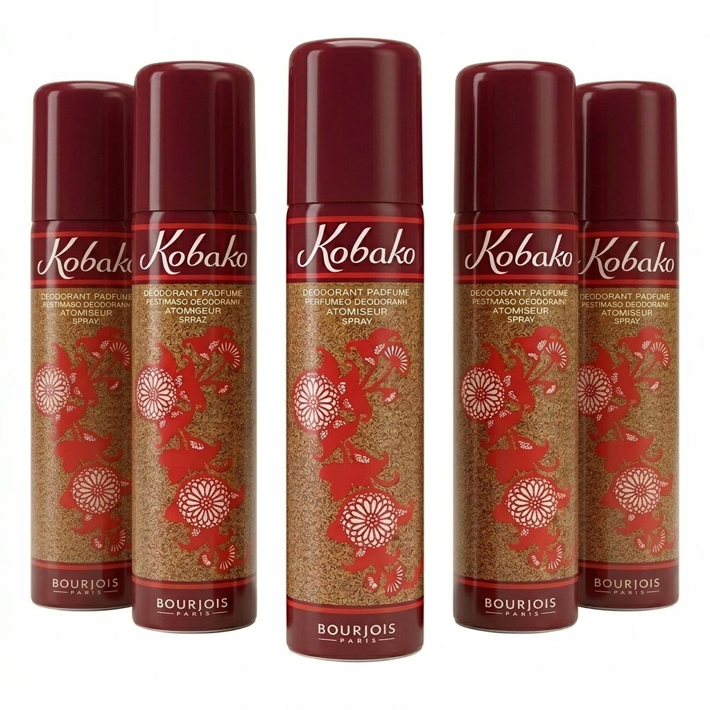 Kobako Bourjois parfémovaný deodorant pro ženy 75 Ml Náhradní náplň 6 Ks.