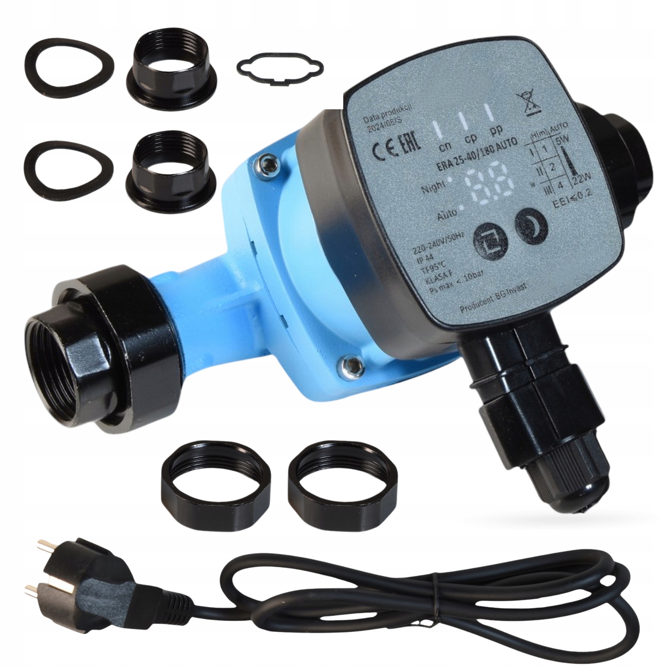 Elektronická Oběhová Pumpa 25-40 Cirkulační 22W Tichá, Úsporná Co Cwu