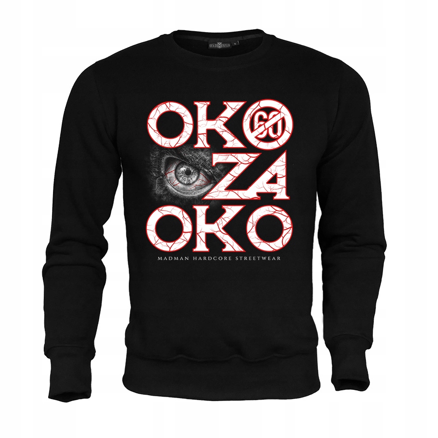 Bluza uliczna streetwear ZMOWA konfident PKU XL