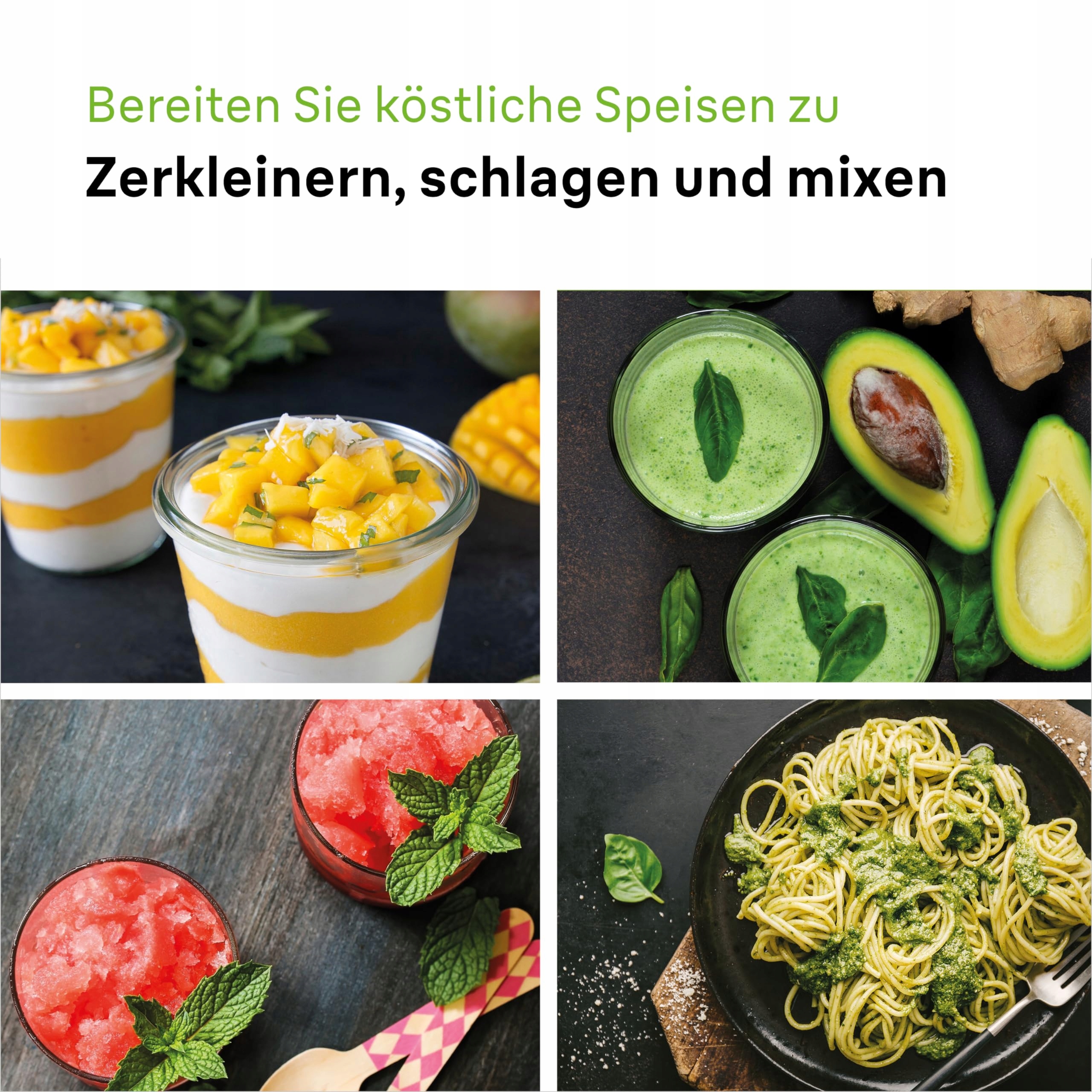 BRAUN MultiQuick 7 Blender Ręczny 1000W Zestaw Akcesoriów Stal Nierdzewna — miniatura 4