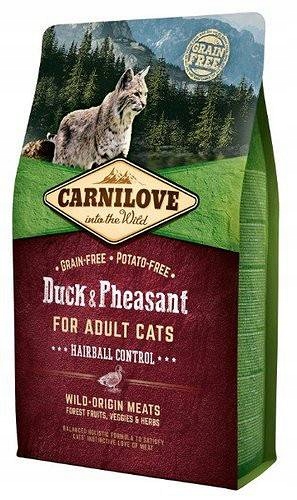 Carnilove Duck Pheasant Hairball Control 6kg