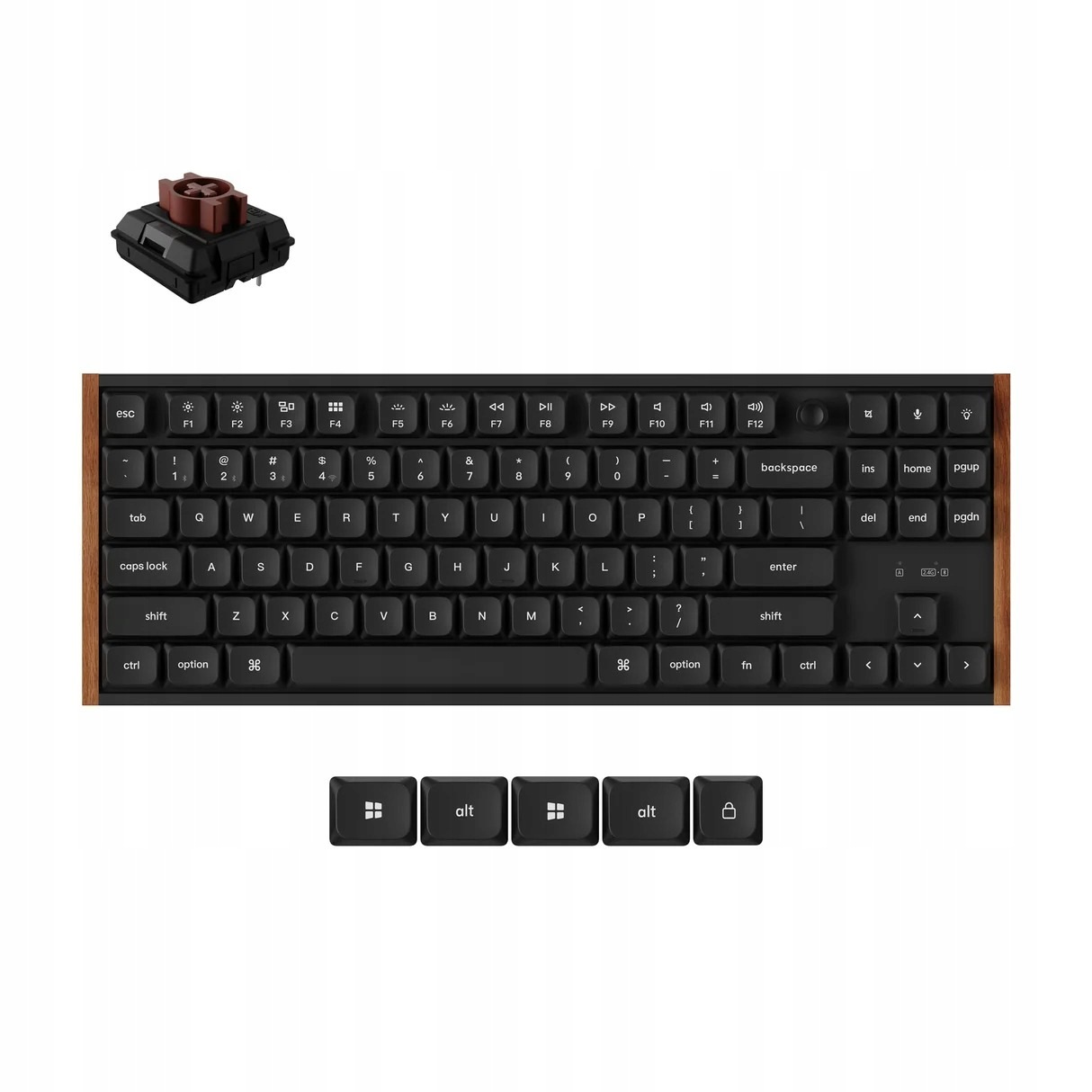 Bezdrátová mechanická klávesnice Keychron K1 Ultra 8K, K1U-H3