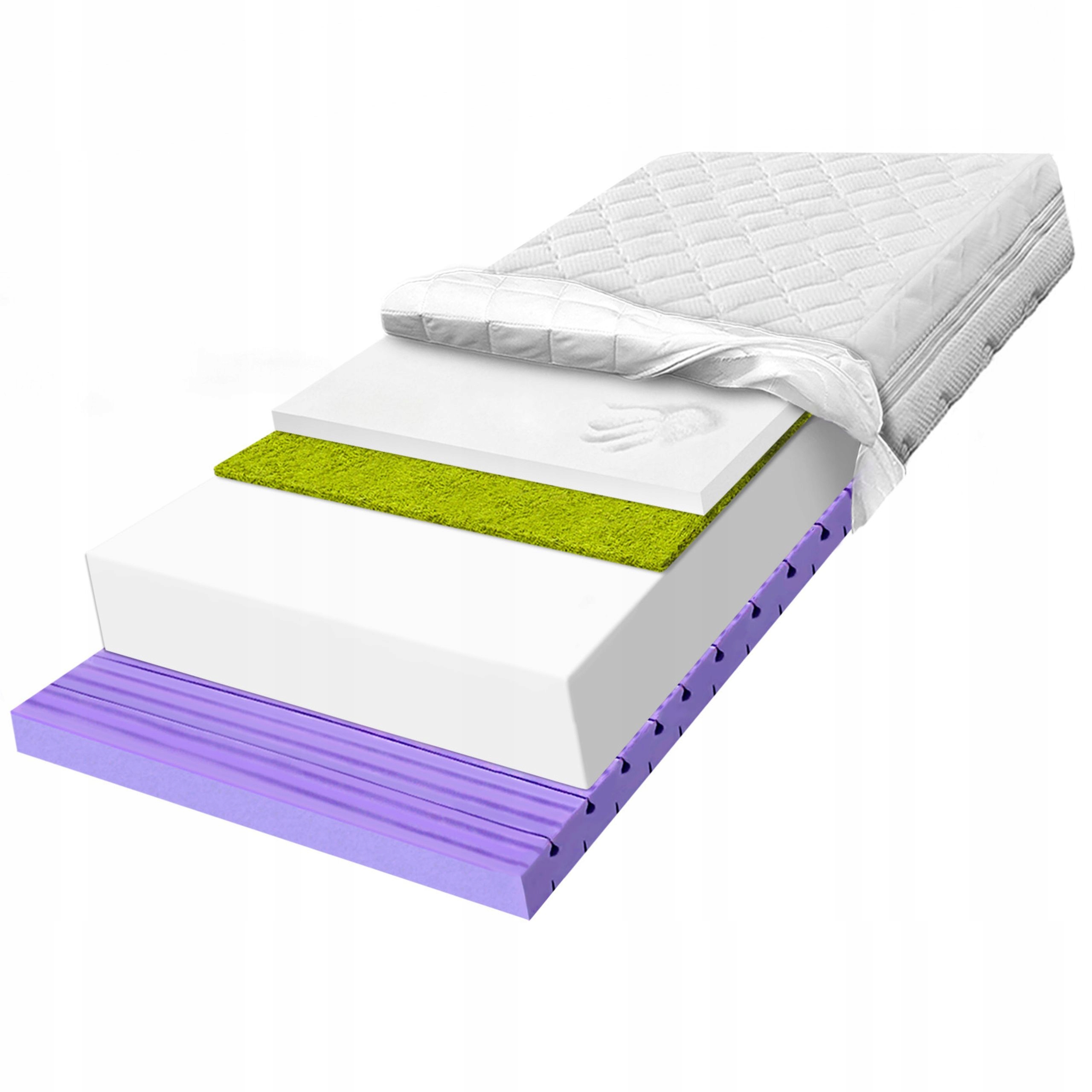 Penový matrac 70x200 s tvarovou pamäťou Conti masážny zdravotný H2 30 cm