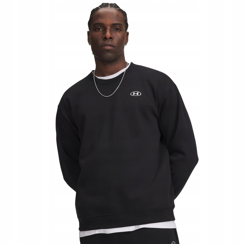 Mikina Rival Fleece Volná Pánská Černá Under Armour Sportovní XXL