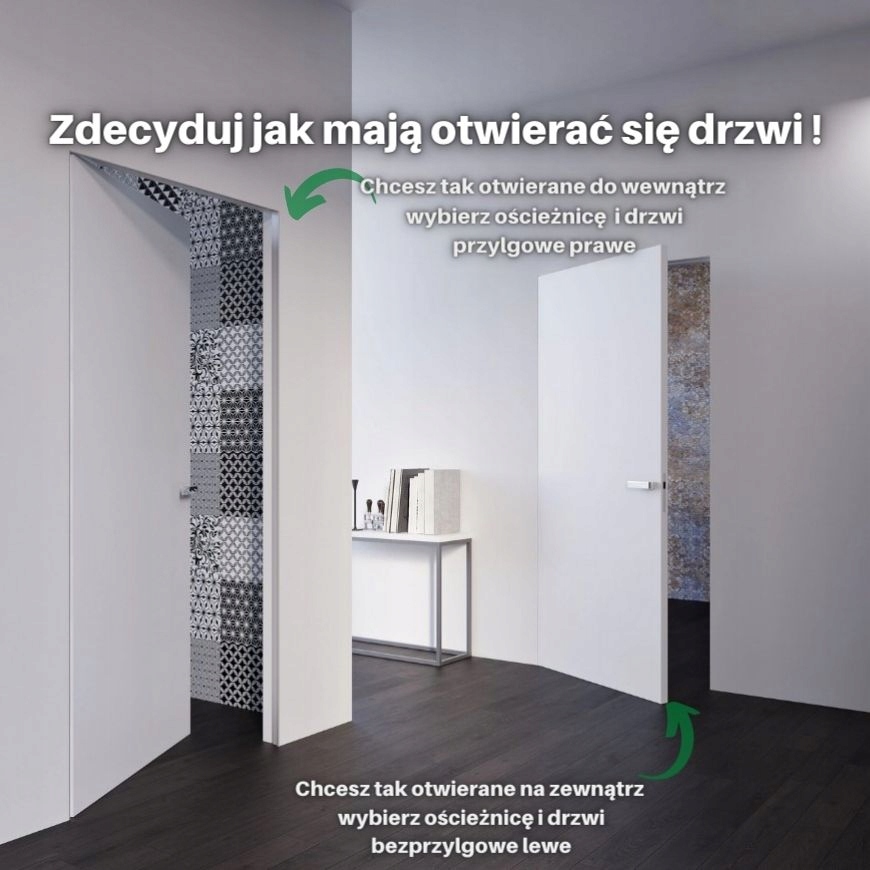 OŚCIEŻNICA UKRYTA 80 PRAWA OTWIERANA DO WEWNĄTRZ Marka DRE
