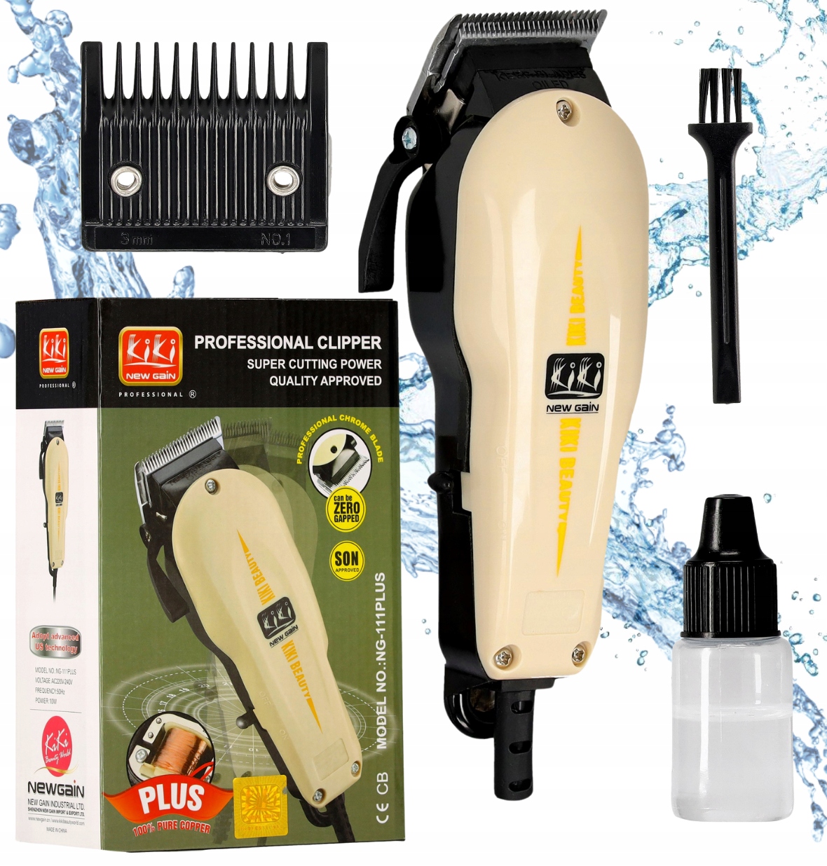 Stříhací strojek na vlasy barber holicí strojek