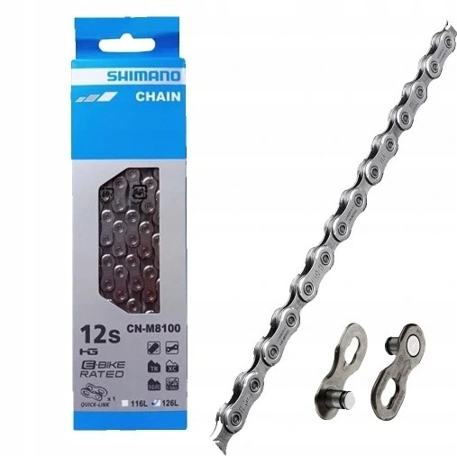 Łańcuch rowerowy Shimano XT M8100 12rz 126 ogniw