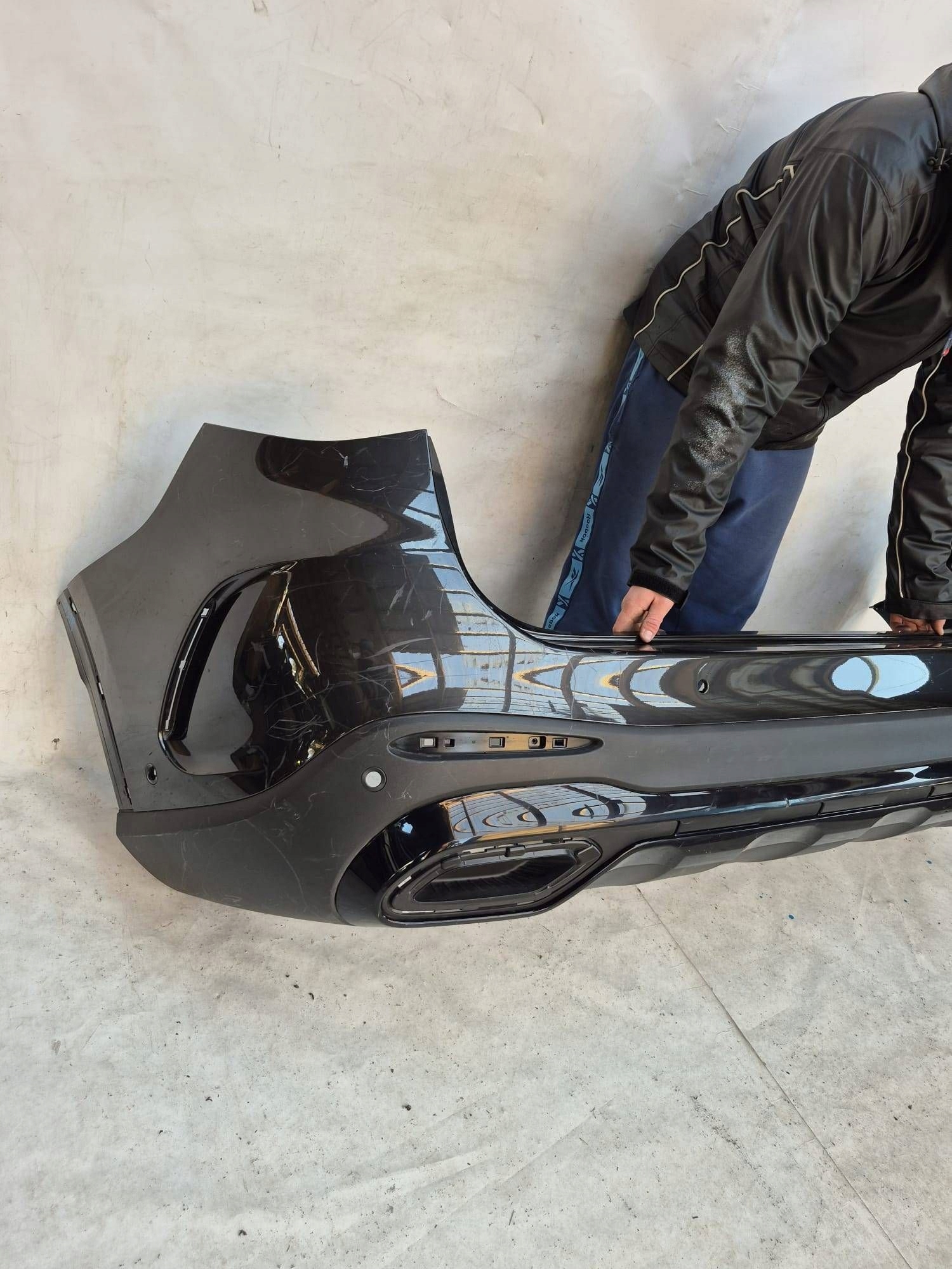 MERCEDES GLC II 2 X254 AMG 22-> bumper rear part rear 6XPDC