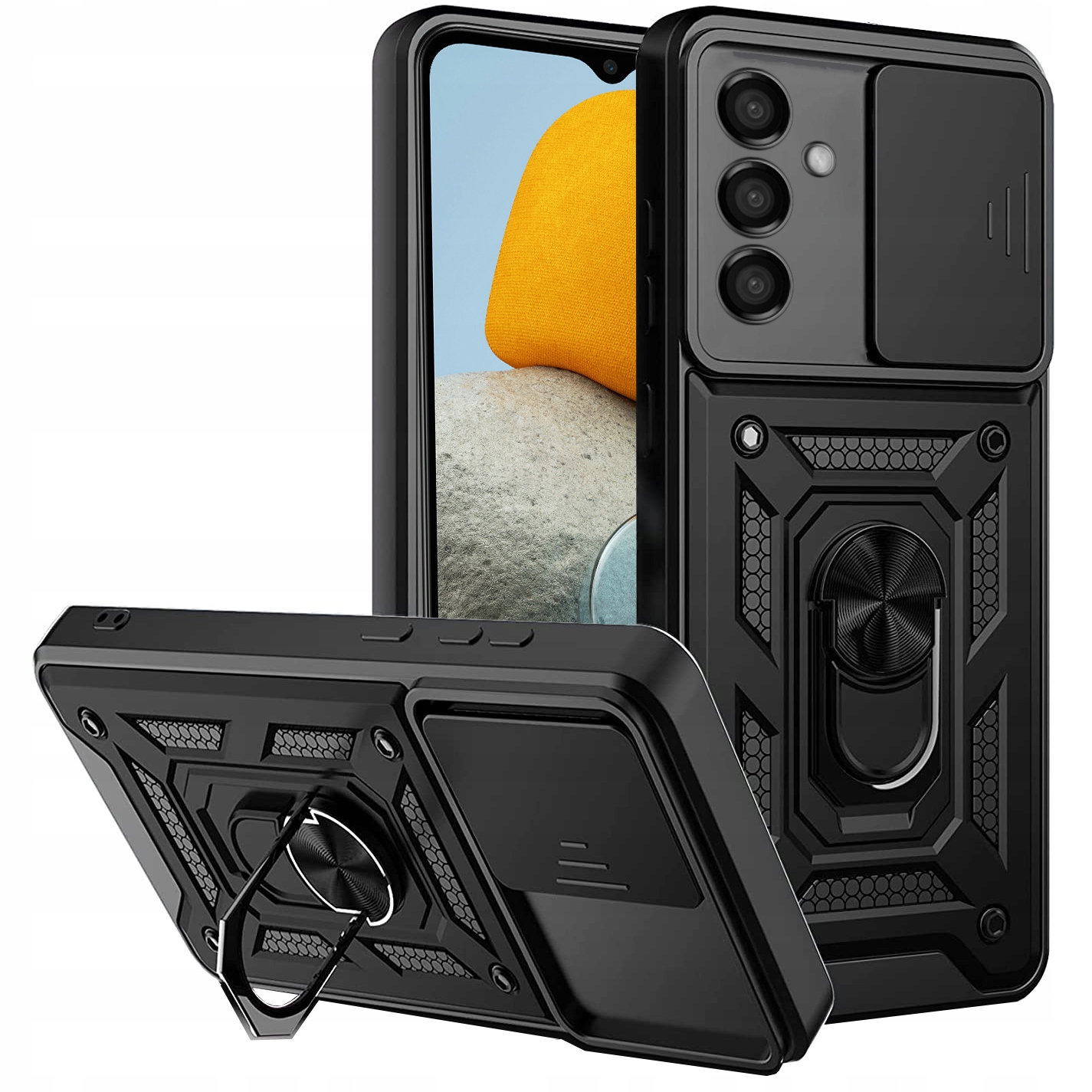 

Etui Pancerne Slide do Samsung A13 5G Szkło