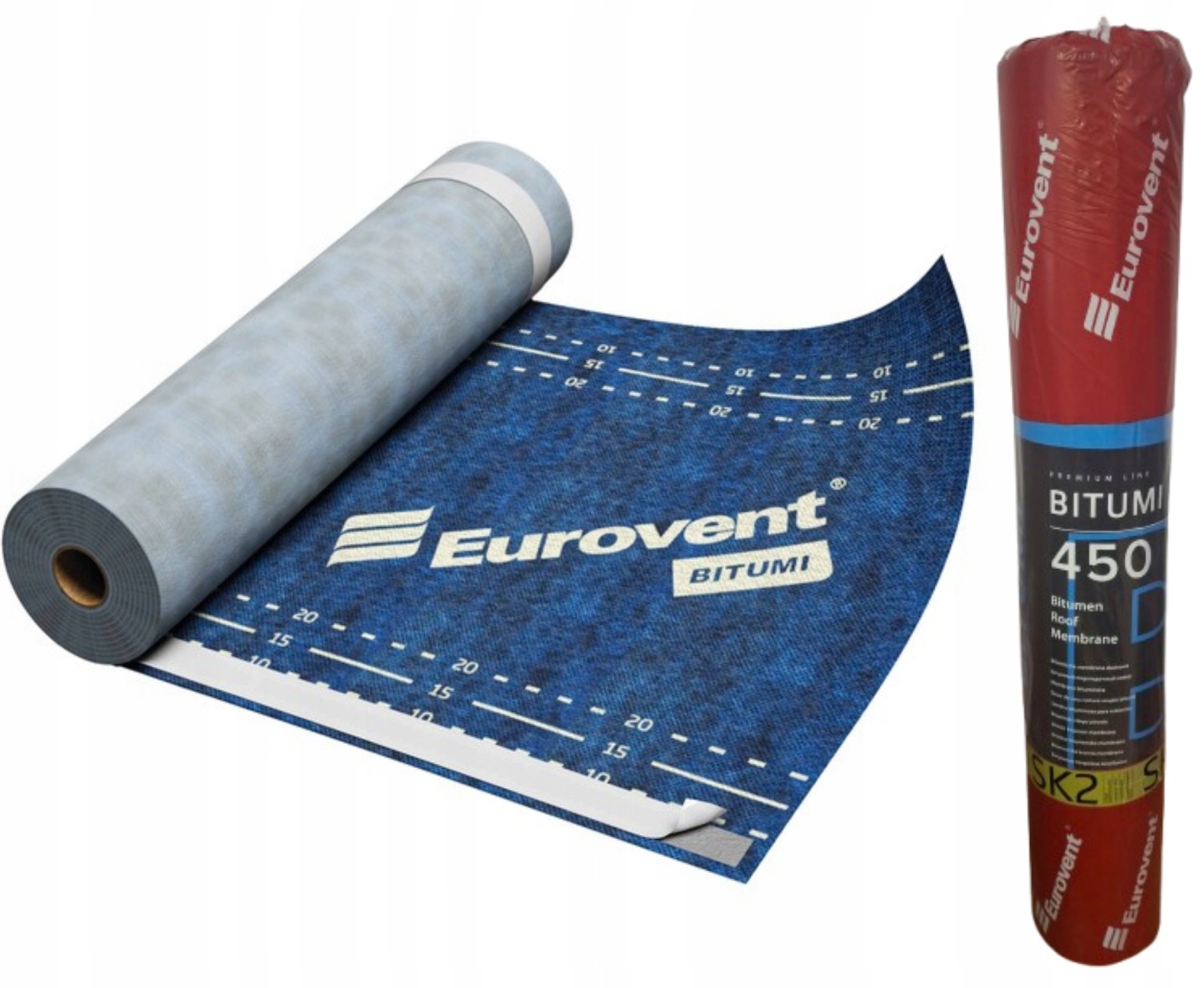 Membrana Dachowa Eurovent Bitumi 450g SK2 Pod Gont Bitumiczny Łupek 30 m²