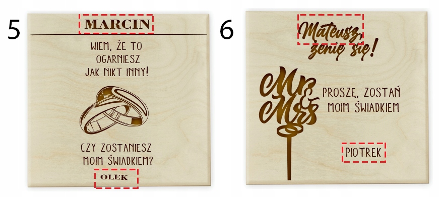 Zaproszenie Dla Świadka Na Ślub - pudełko EAN (GTIN) 5904624911702