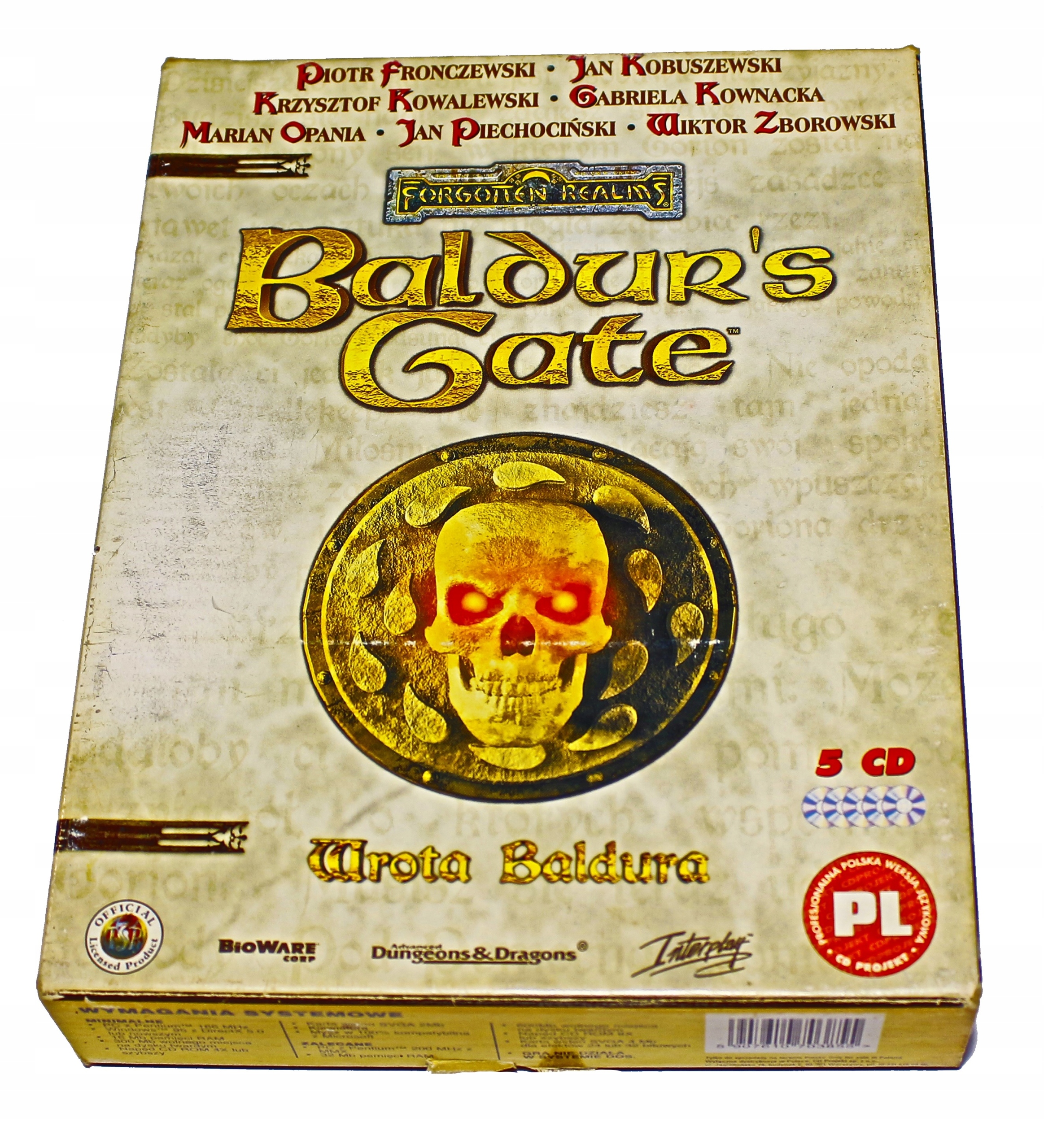 BALDUR'S GATE 1 BIG BOX PL PC - 14616605067 - oficjalne