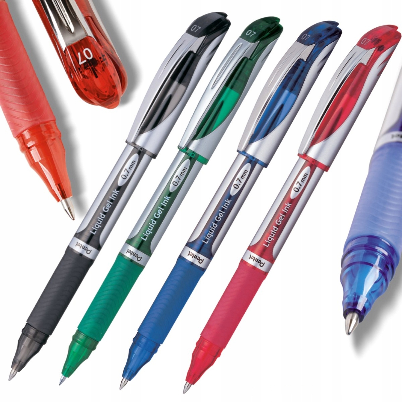PIÓRO KULKOWE ENERGEL 0,7 MM BL57 CZERWONE PENTEL Liczba sztuk w ofercie 1 szt.