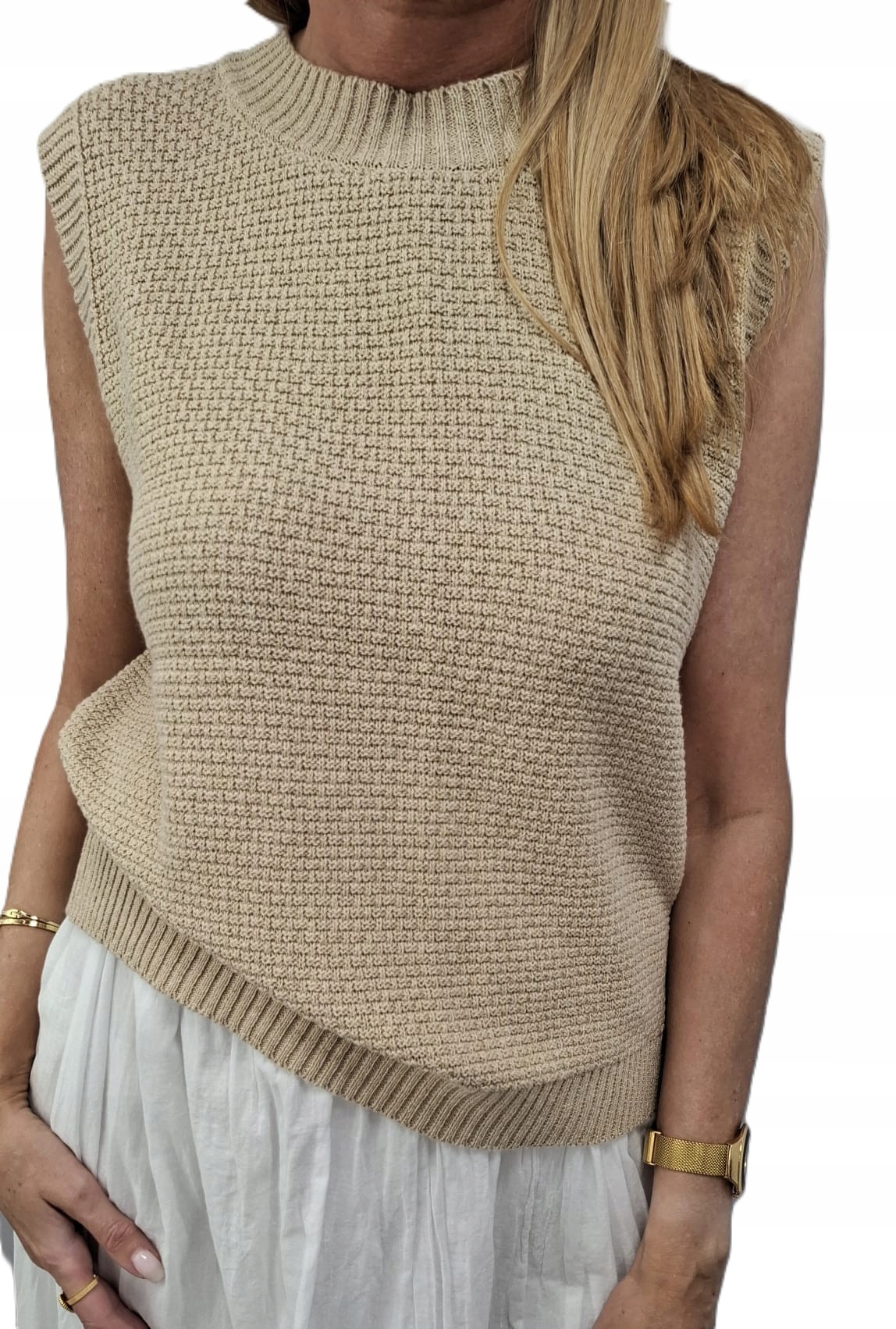 Lemonada Svetr Bluza Vesta Červená Béžová Novinka